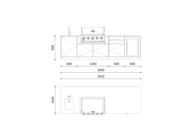 KuhinjaBOXY SET PREMIUM WOOD 300