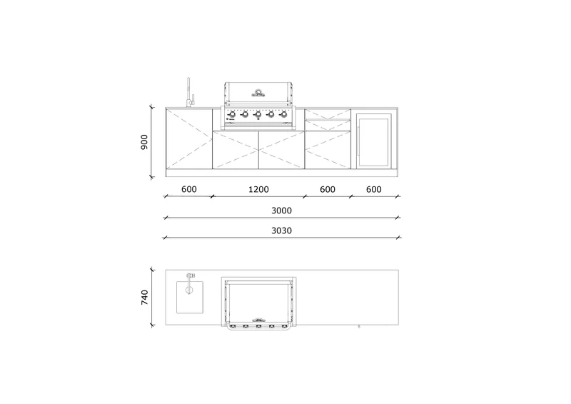 KuhinjaBOXY SET PREMIUM WOOD 300